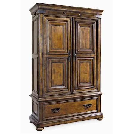 Armoire with Bedroom and Entertainment Storage